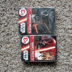 Star Wars Playing Cards x2